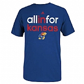 Kansas Jayhawks All In For WEM T-Shirt - Royal Blue,baseball caps,new era cap wholesale,wholesale hats